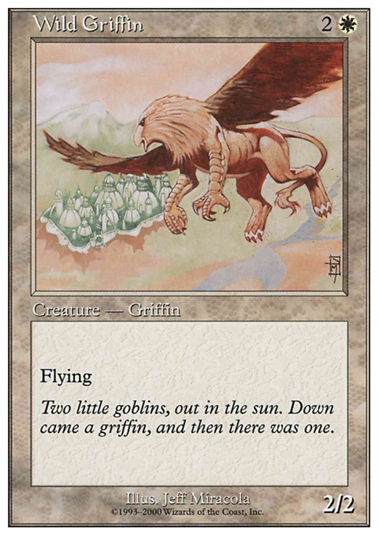 Wild Griffin magic card front