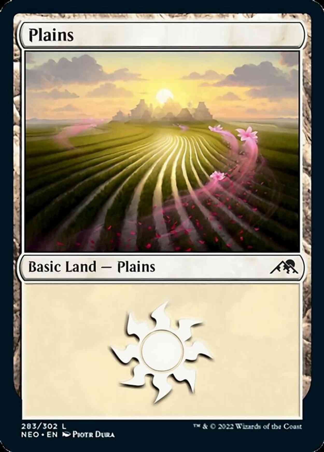 Plains (283) magic card front