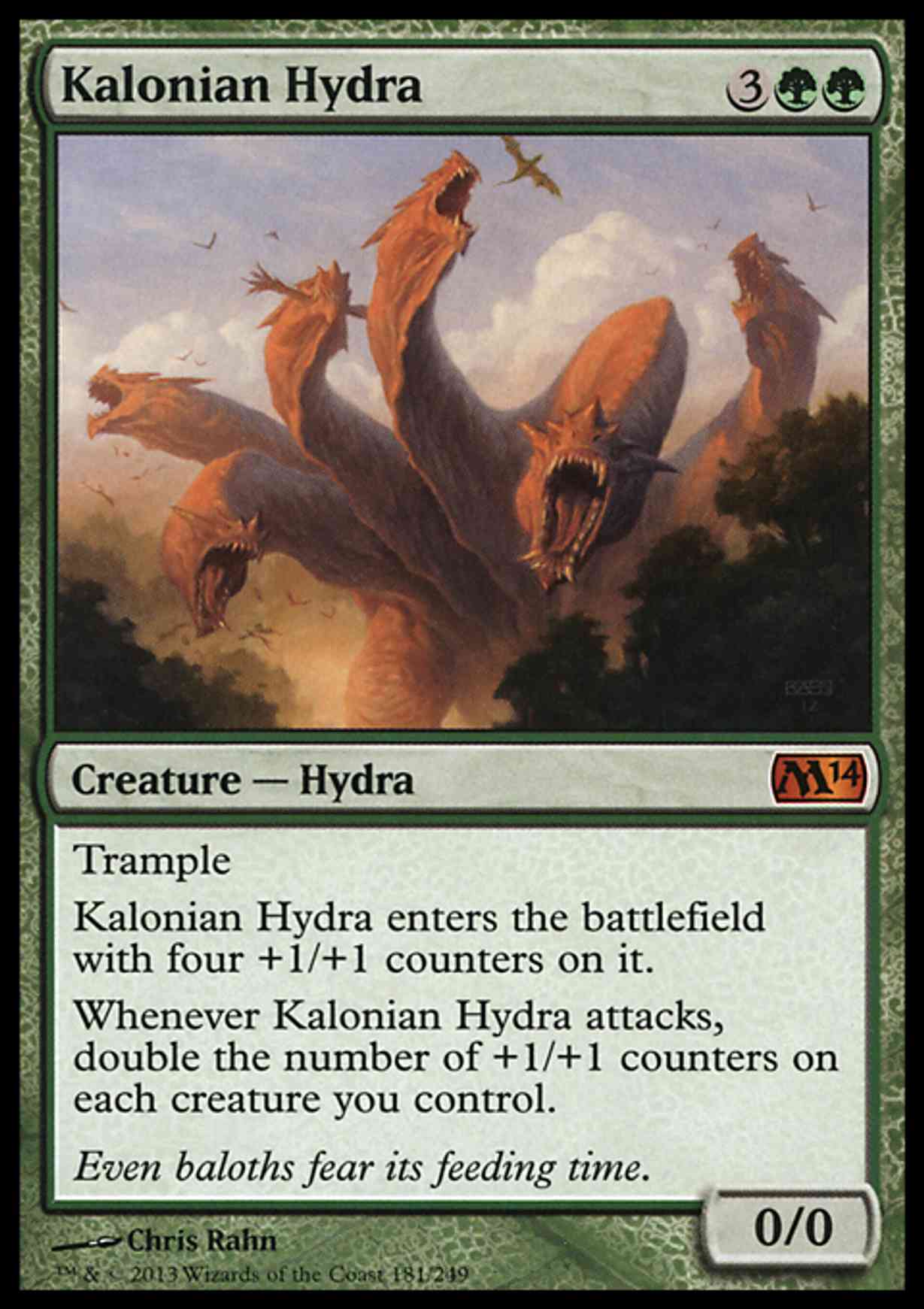 Kalonian Hydra magic card front
