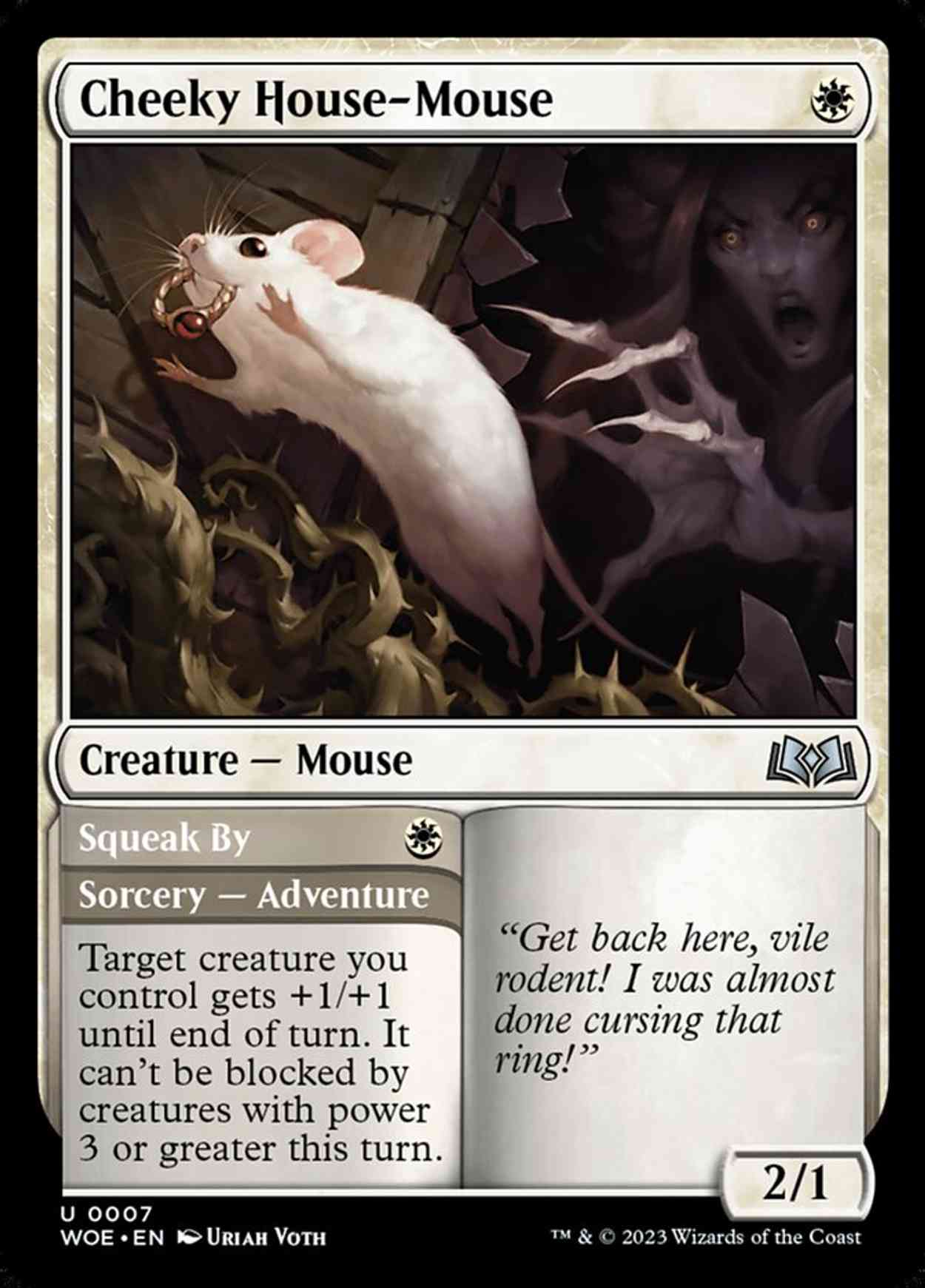 Cheeky House-Mouse magic card front