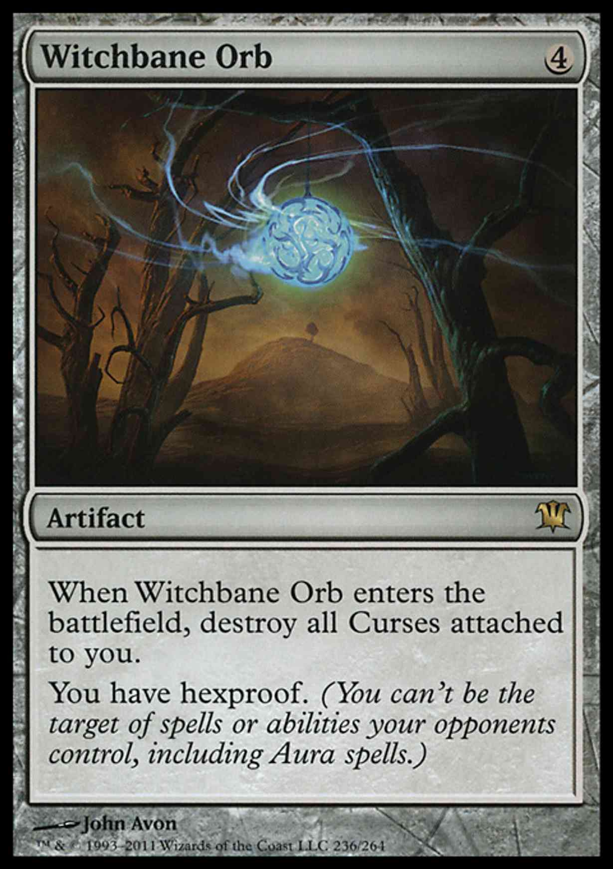 Witchbane Orb magic card front