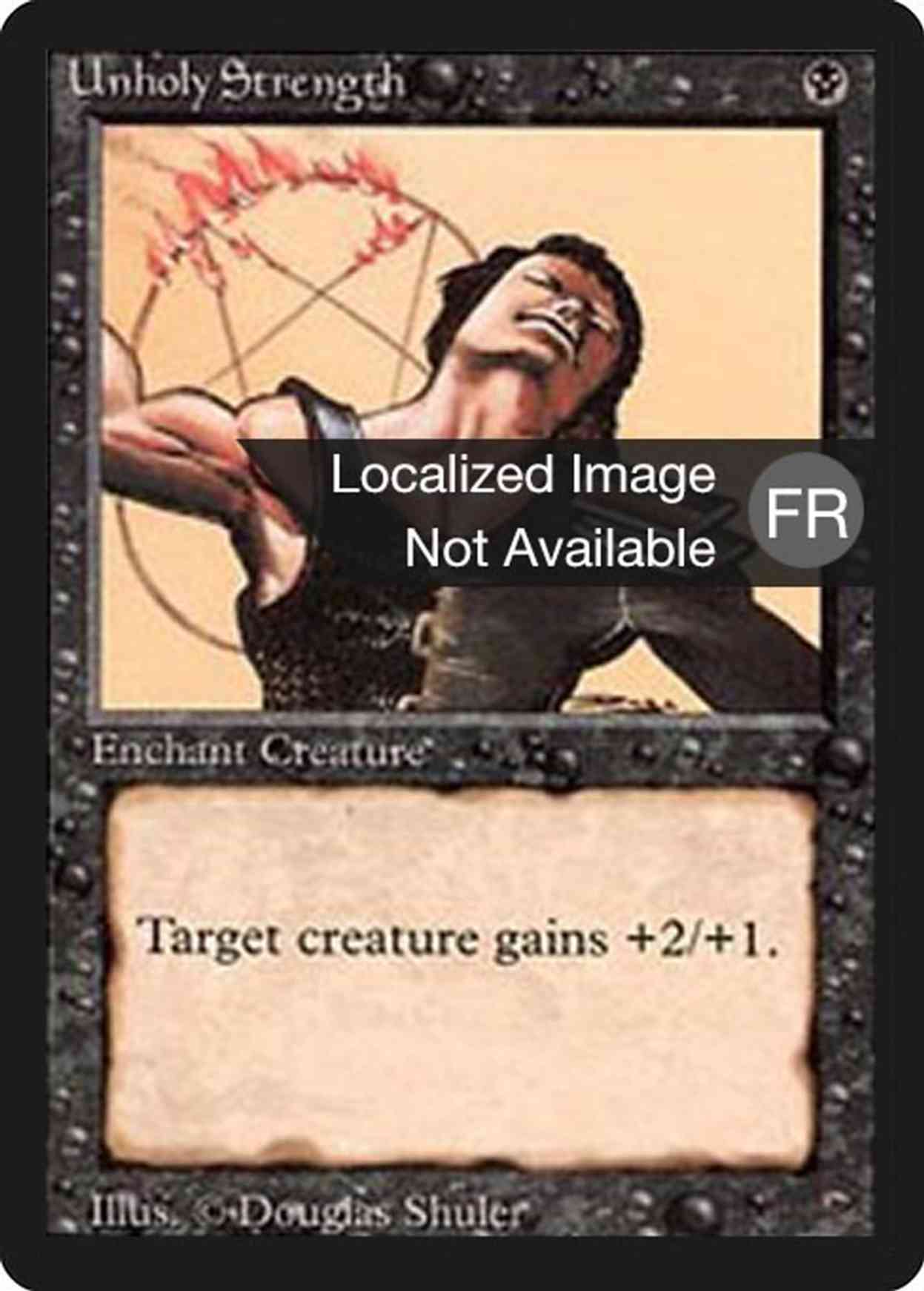 Unholy Strength magic card front