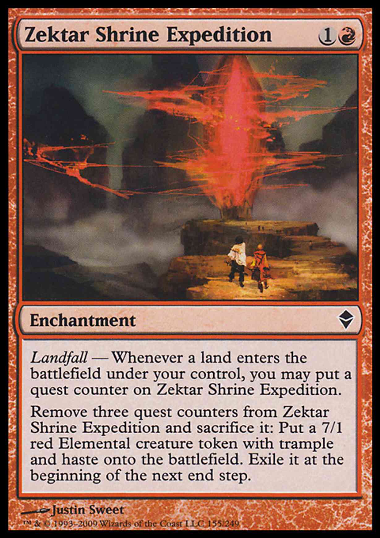 Zektar Shrine Expedition magic card front