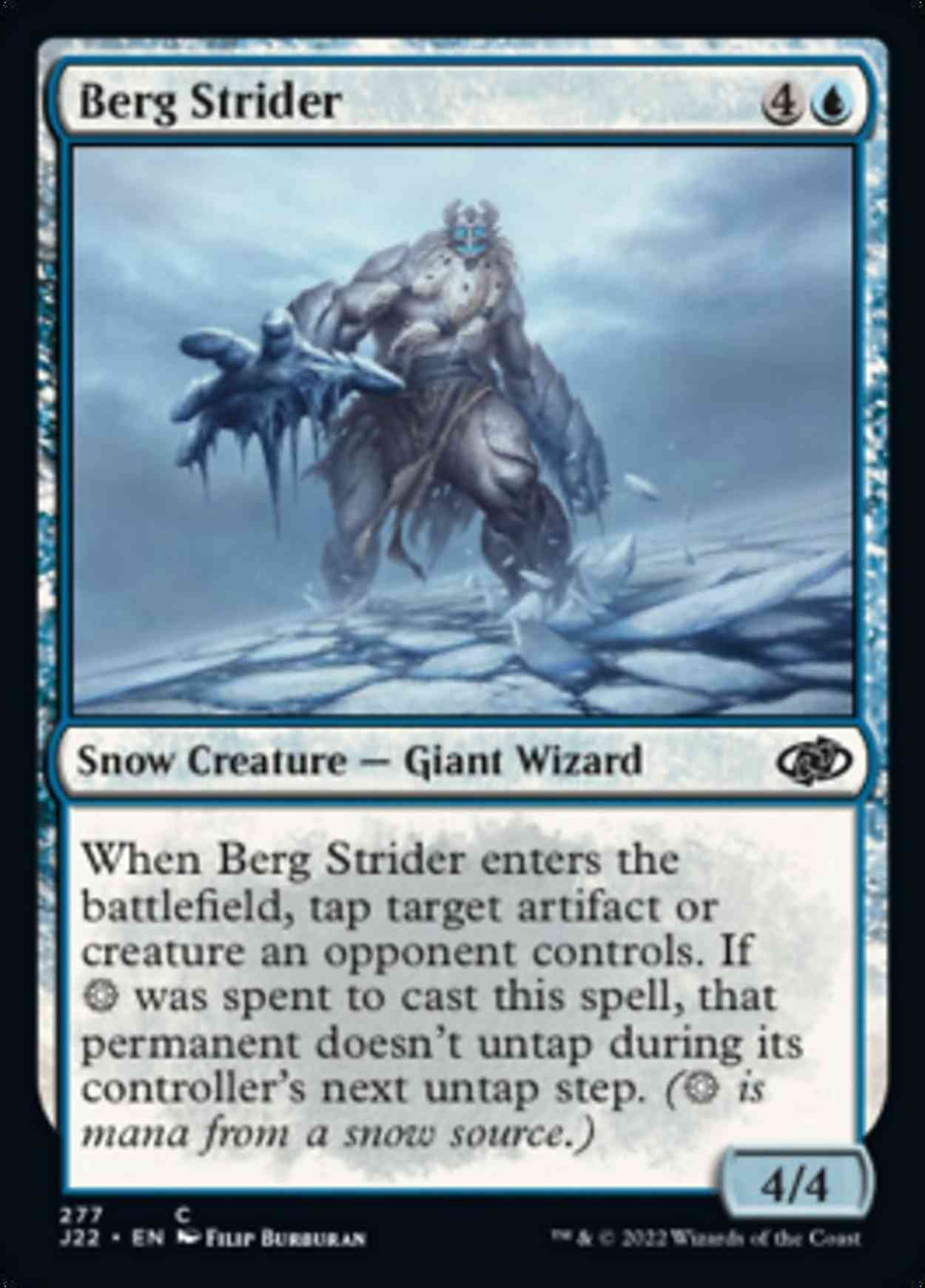 Berg Strider magic card front