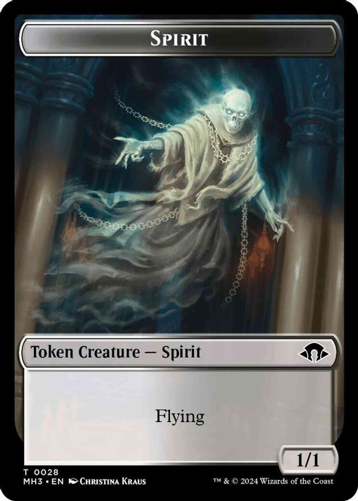 Spirit Token (0028) magic card front