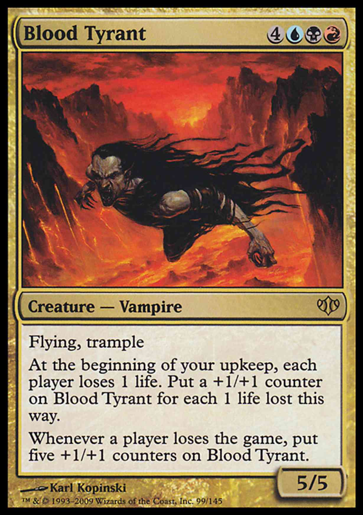 Blood Tyrant magic card front