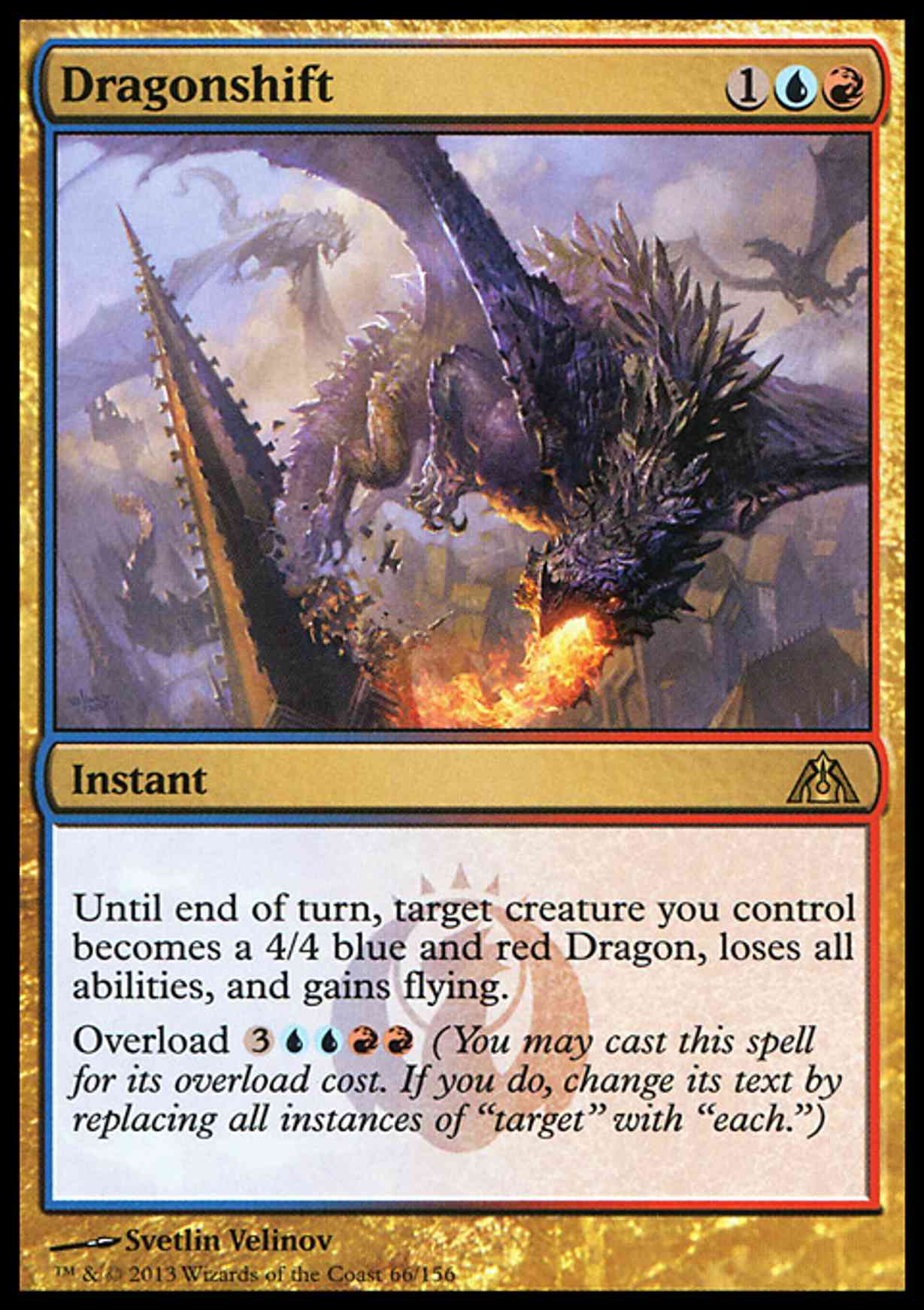 Dragonshift magic card front
