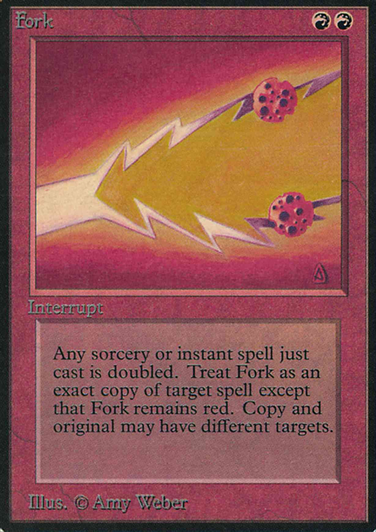 Fork magic card front
