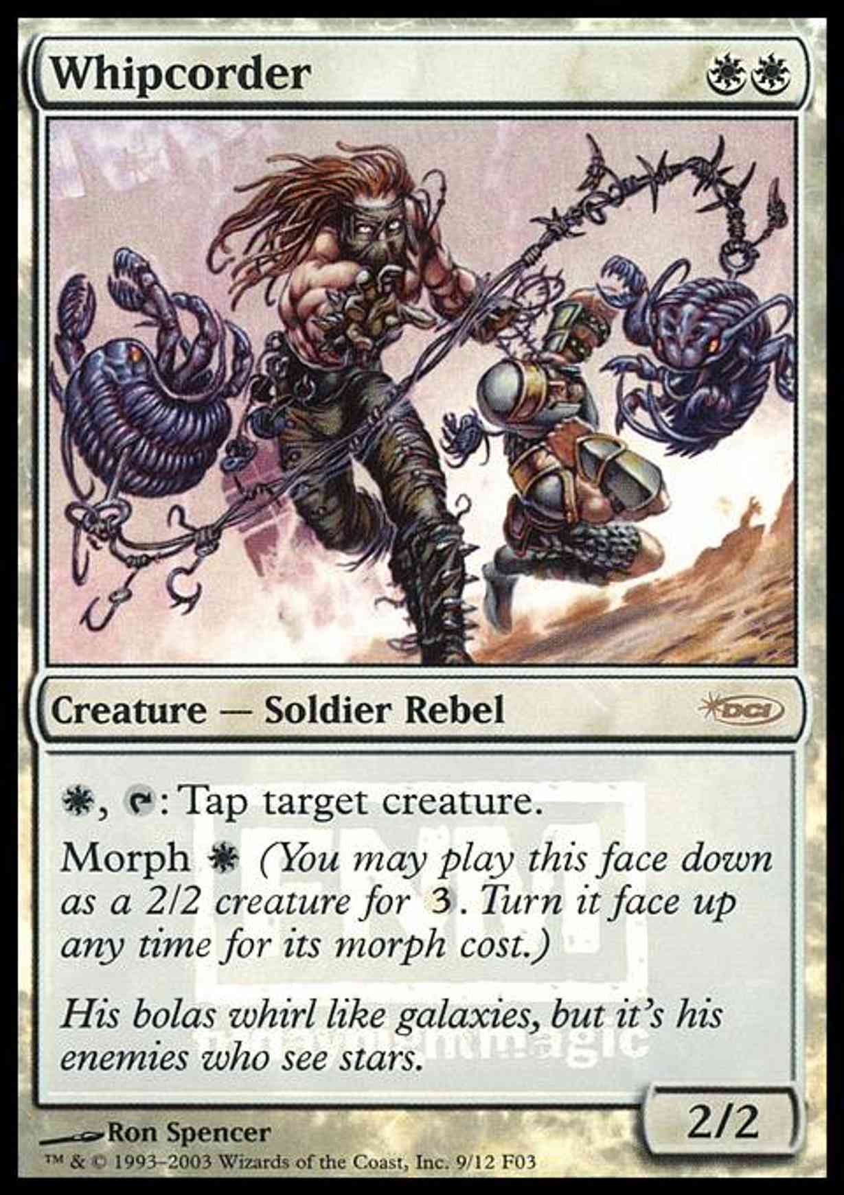 Whipcorder magic card front