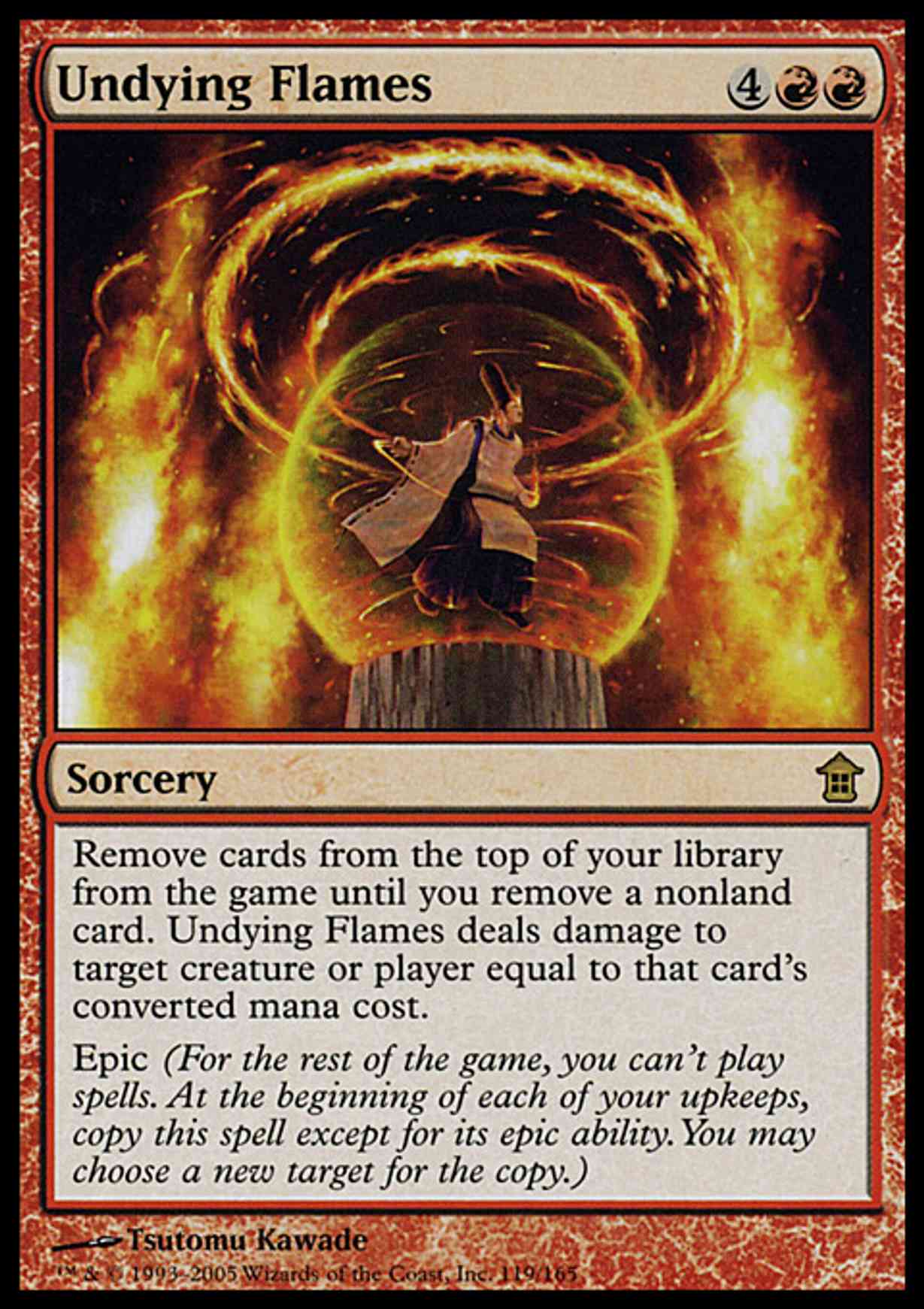 Undying Flames magic card front