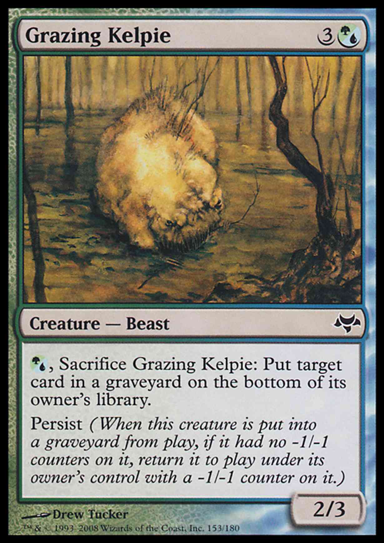 Grazing Kelpie magic card front
