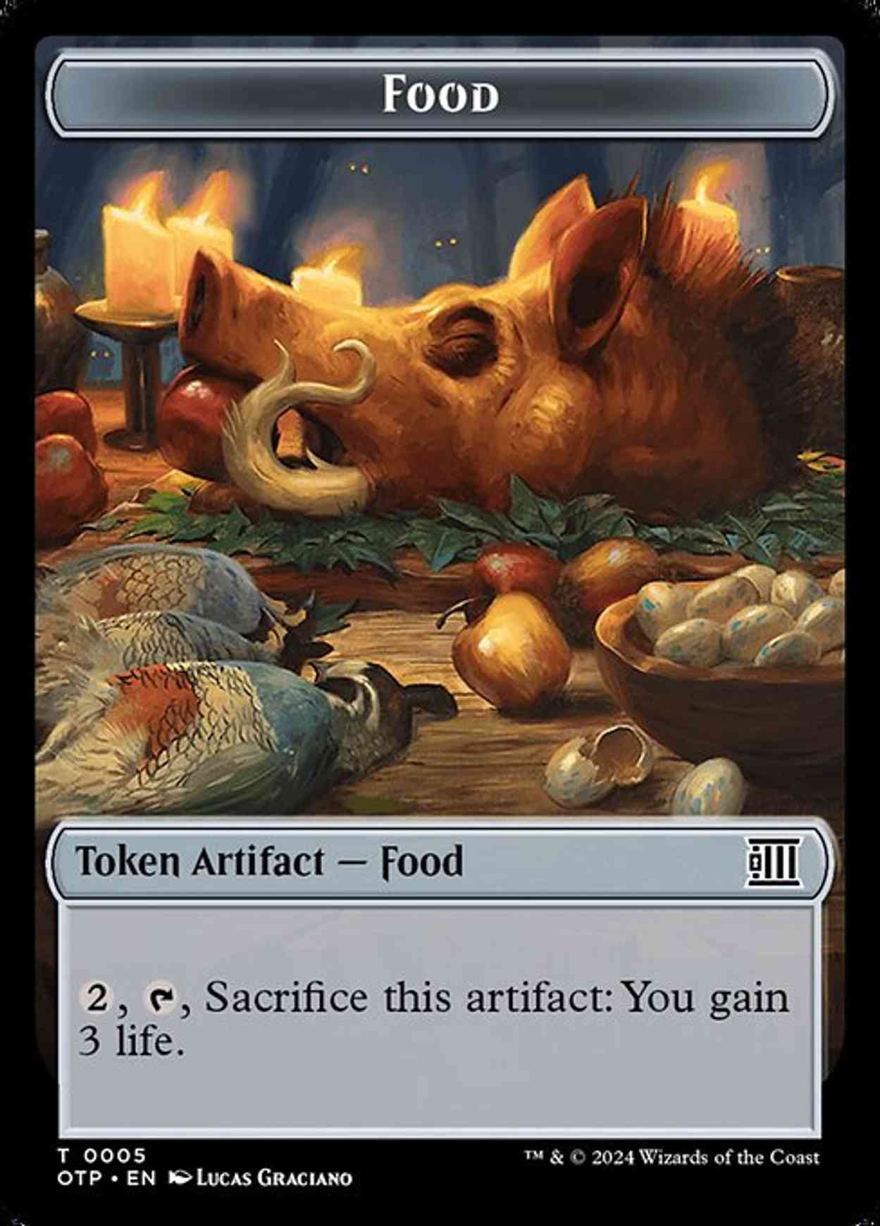 Food // Plot Double-Sided Token magic card front
