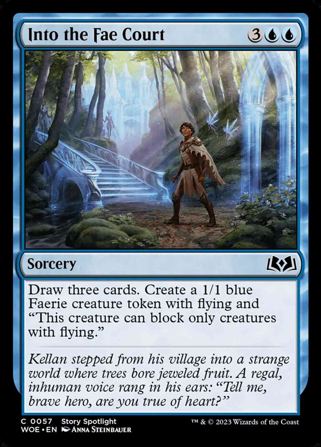 Into the Fae Court magic card front