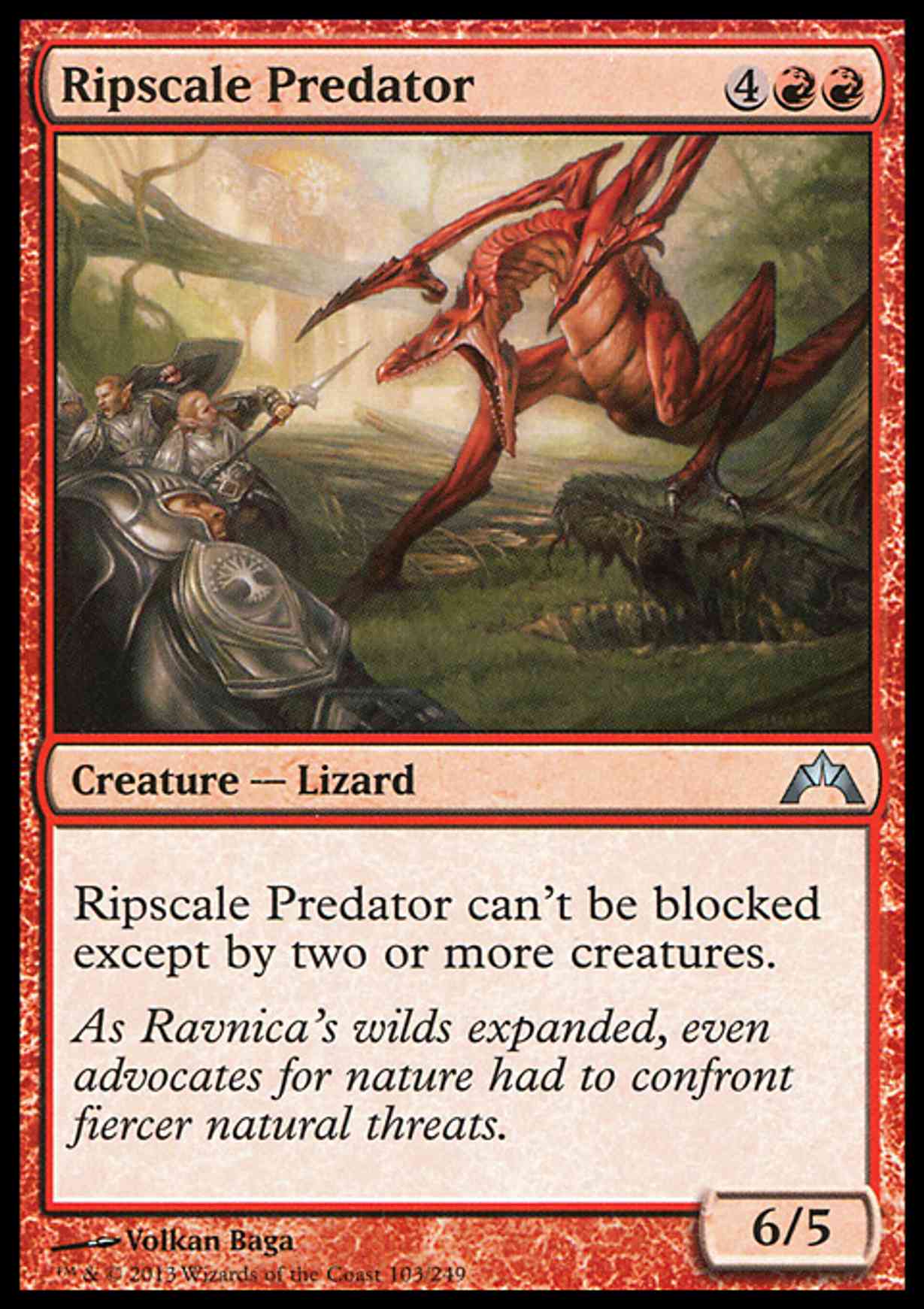 Ripscale Predator magic card front