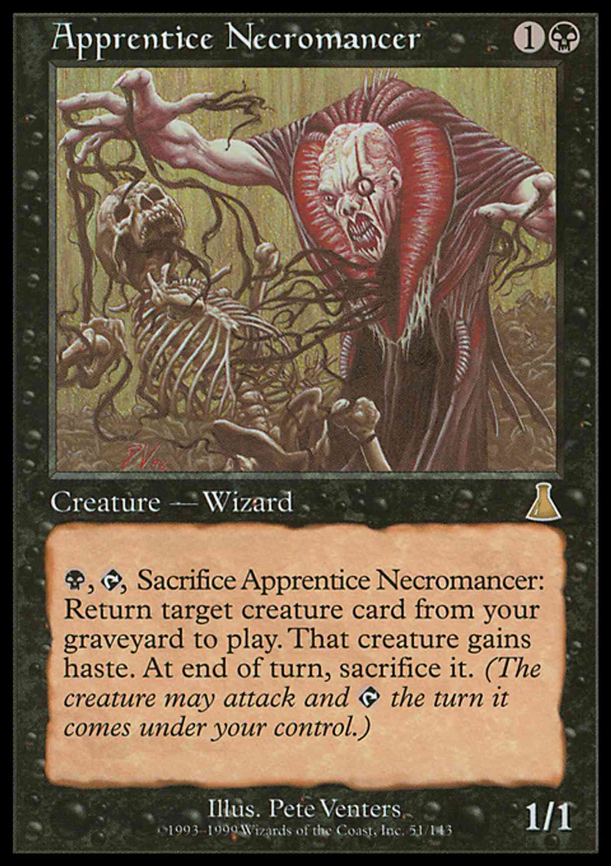 Apprentice Necromancer magic card front