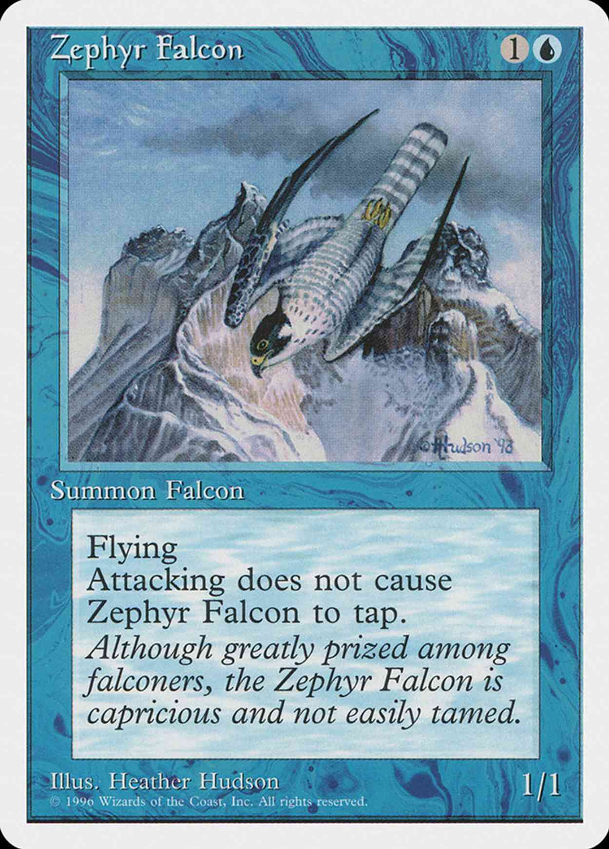 Zephyr Falcon magic card front