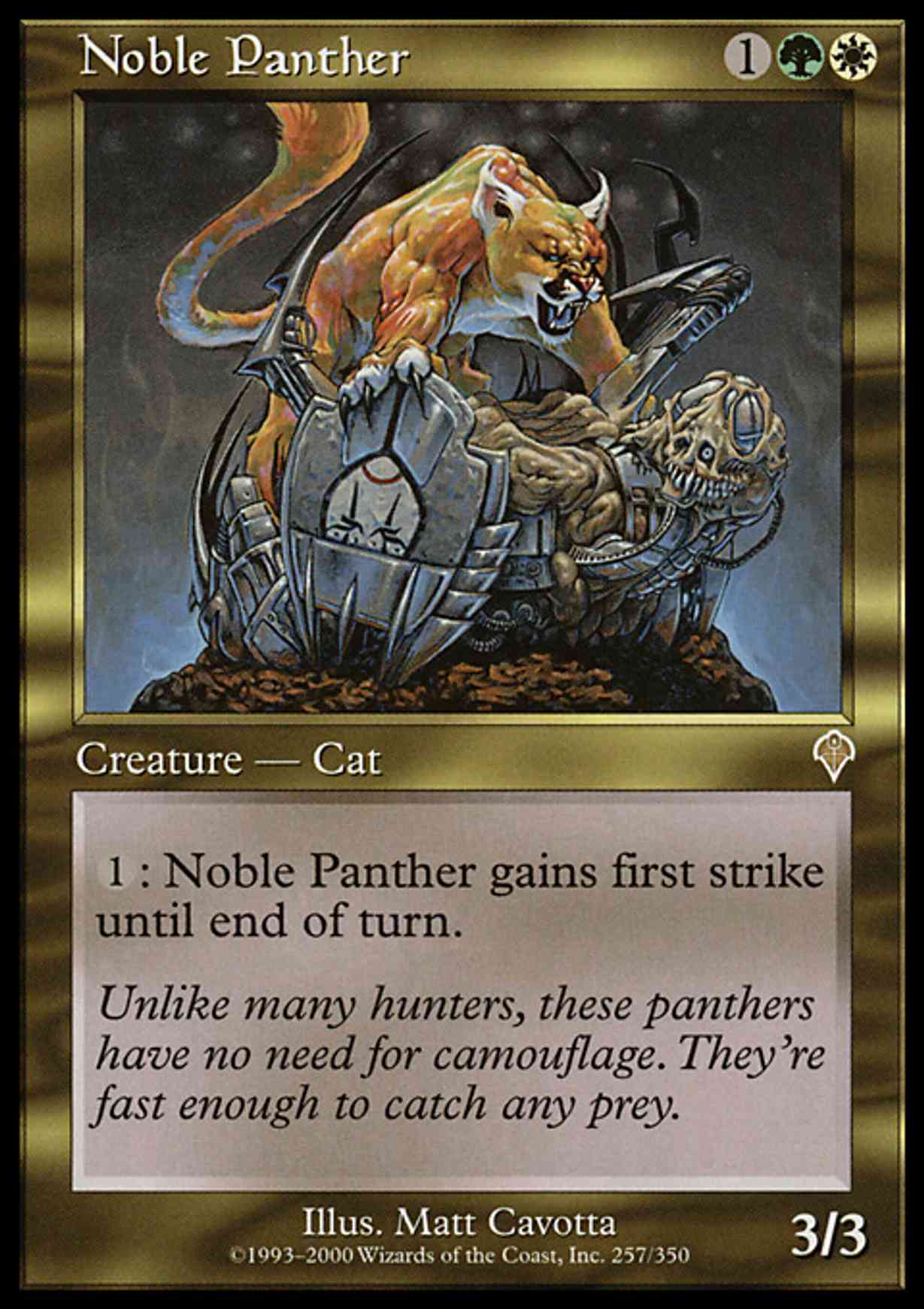 Noble Panther magic card front