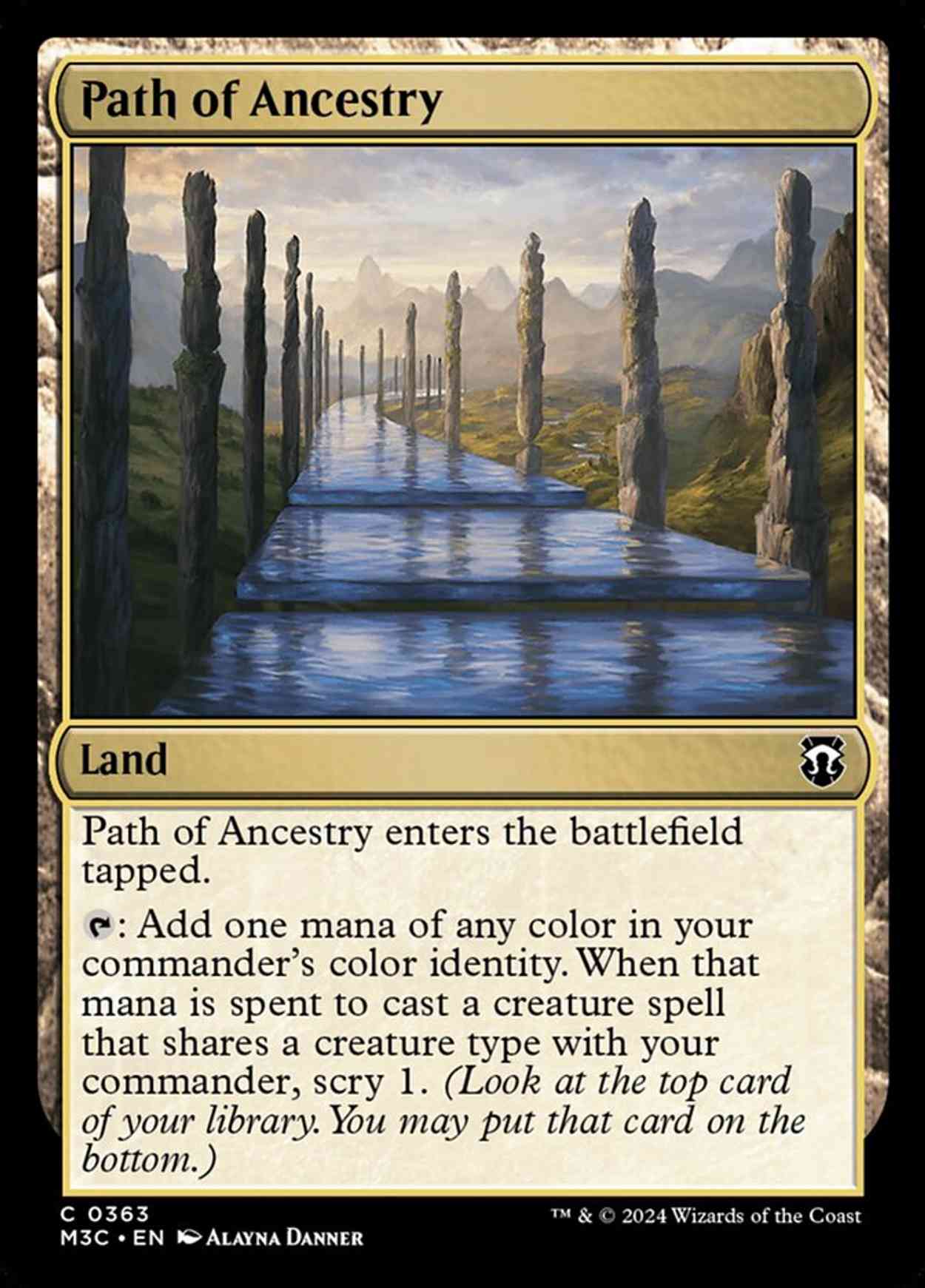 Path of Ancestry magic card front