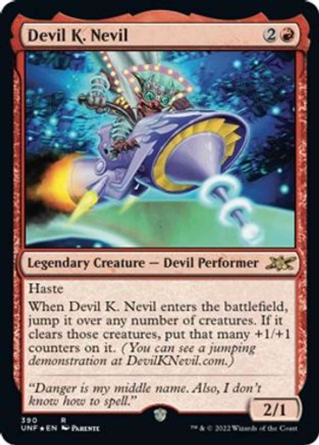 Devil K. Nevil (Galaxy Foil) magic card front