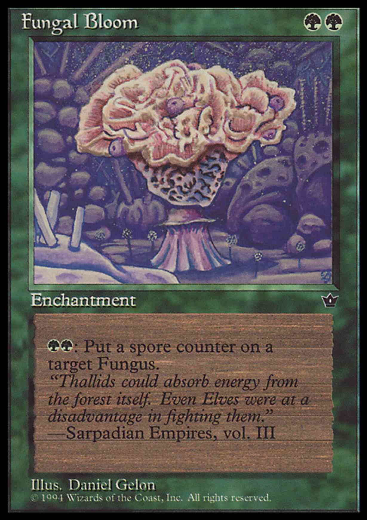 Fungal Bloom magic card front