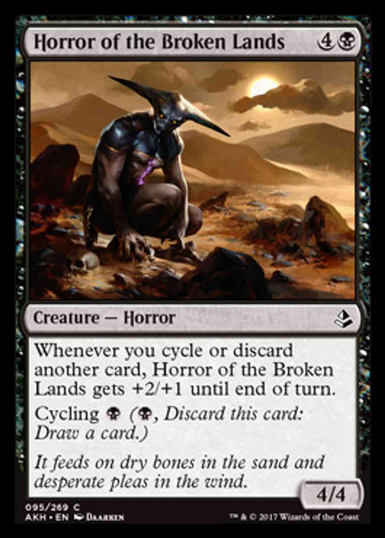 Horror of the Broken Lands magic card front