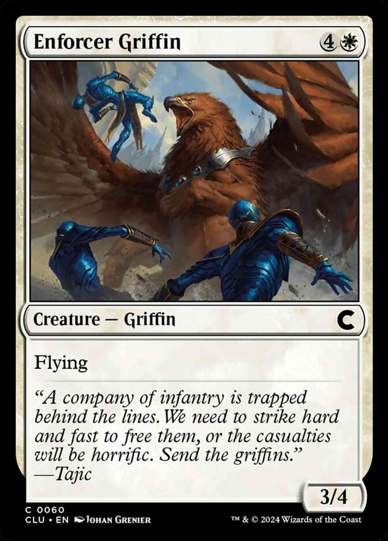 Enforcer Griffin magic card front