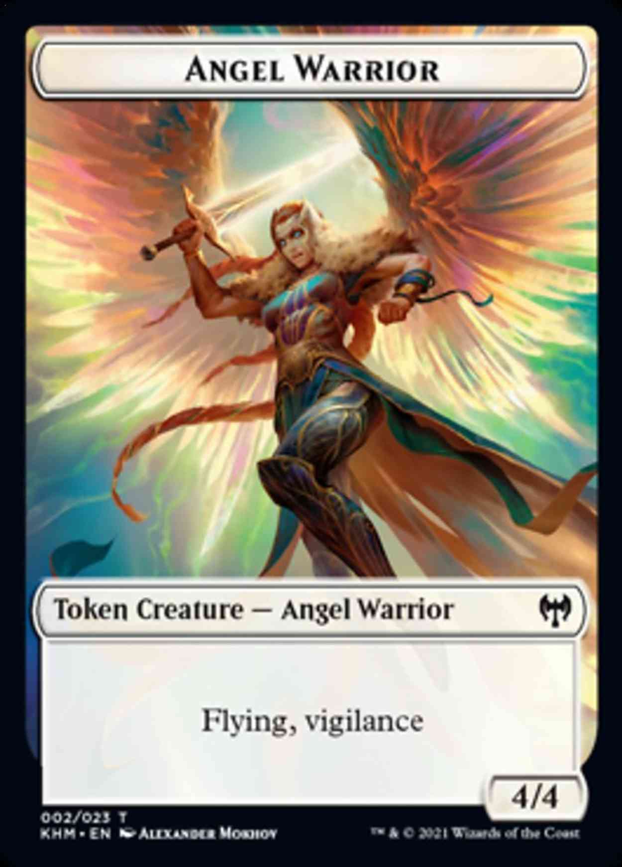 Angel Warrior Token magic card front