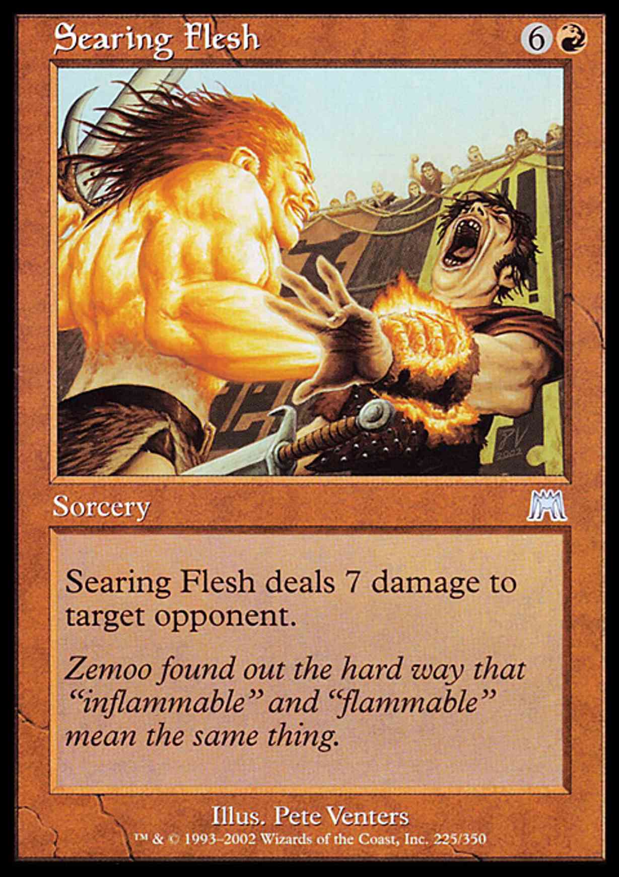 Searing Flesh magic card front