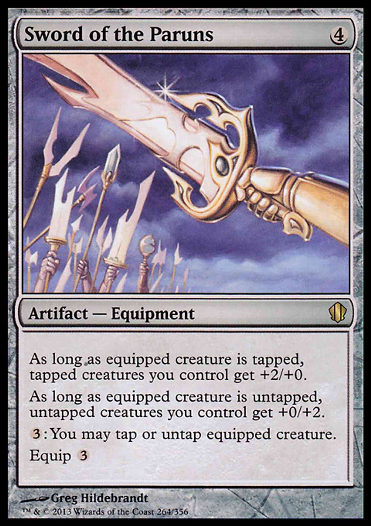 Sword of the Paruns magic card front