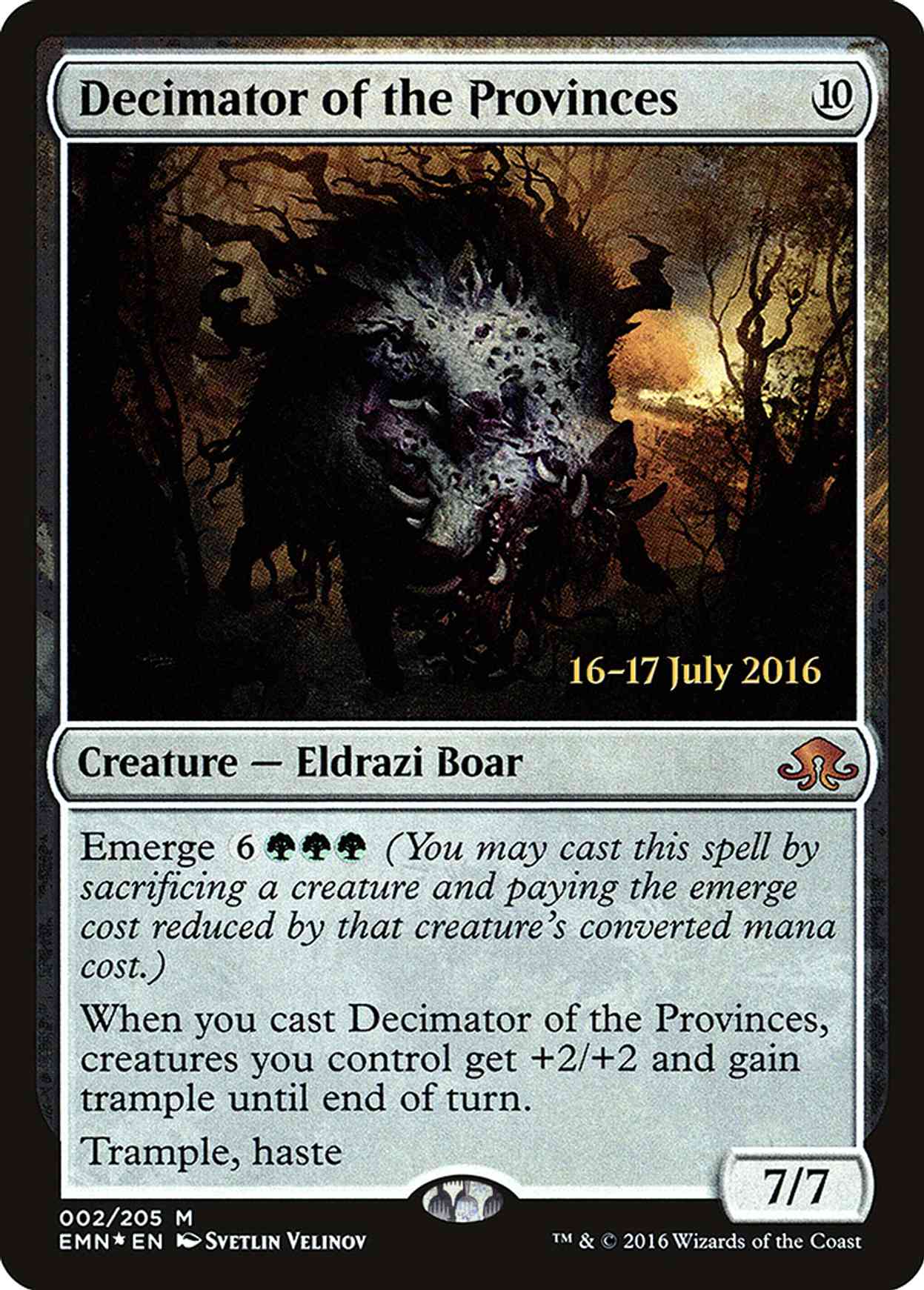 Decimator of the Provinces magic card front