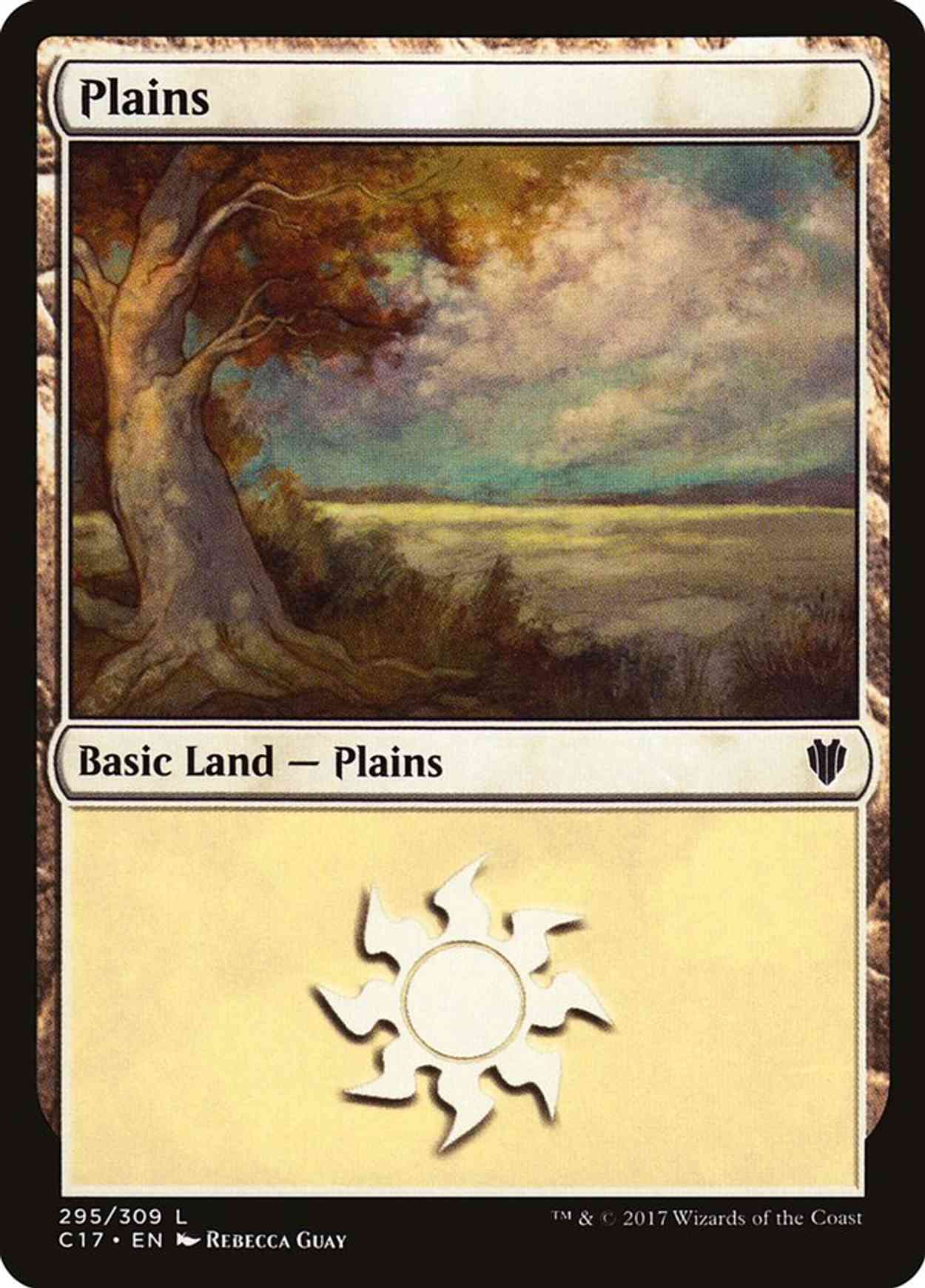 Plains (295) magic card front
