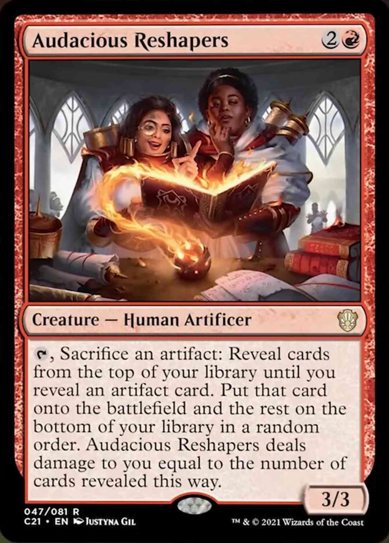 Audacious Reshapers magic card front