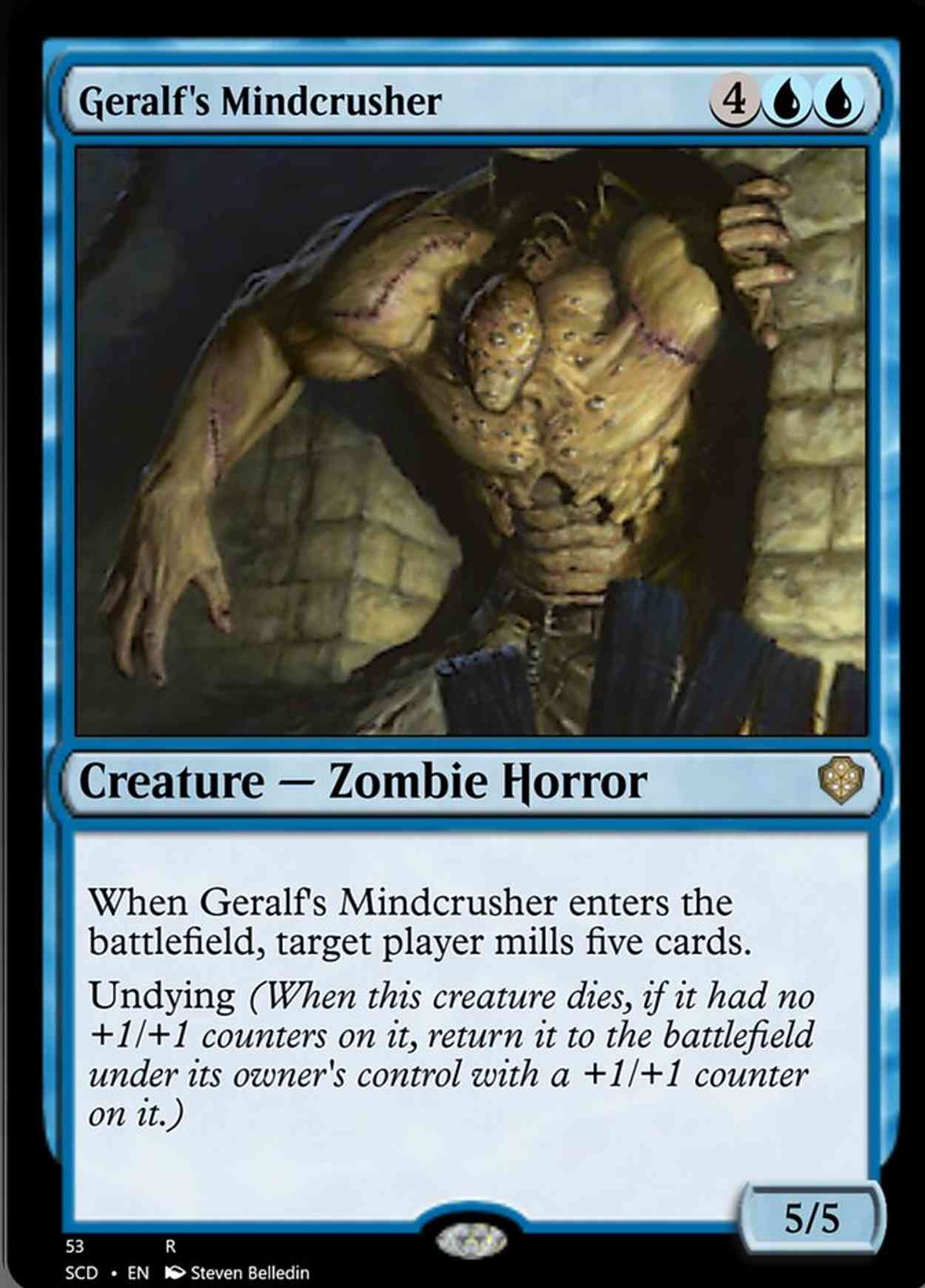 Geralf's Mindcrusher magic card front