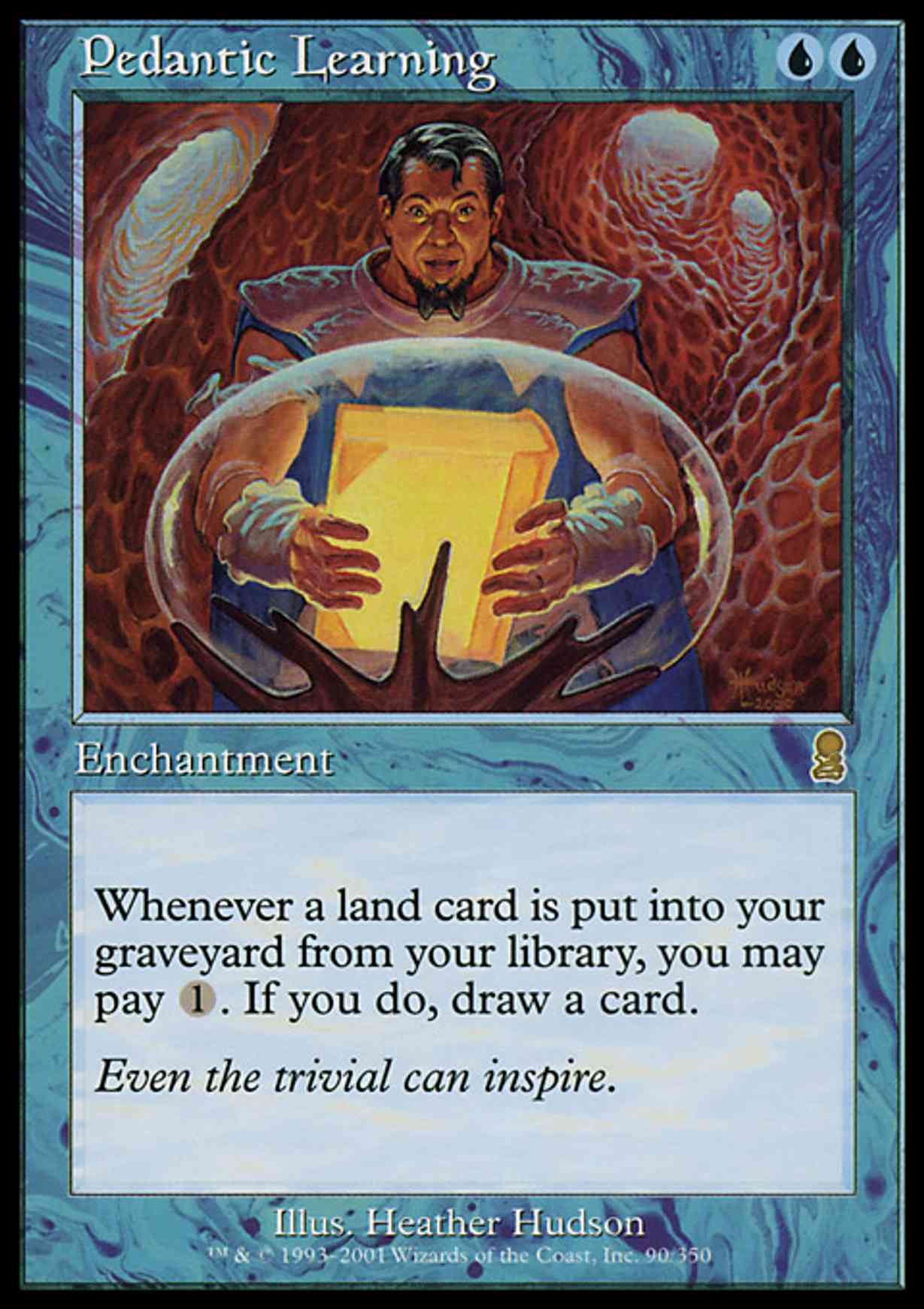 Pedantic Learning magic card front