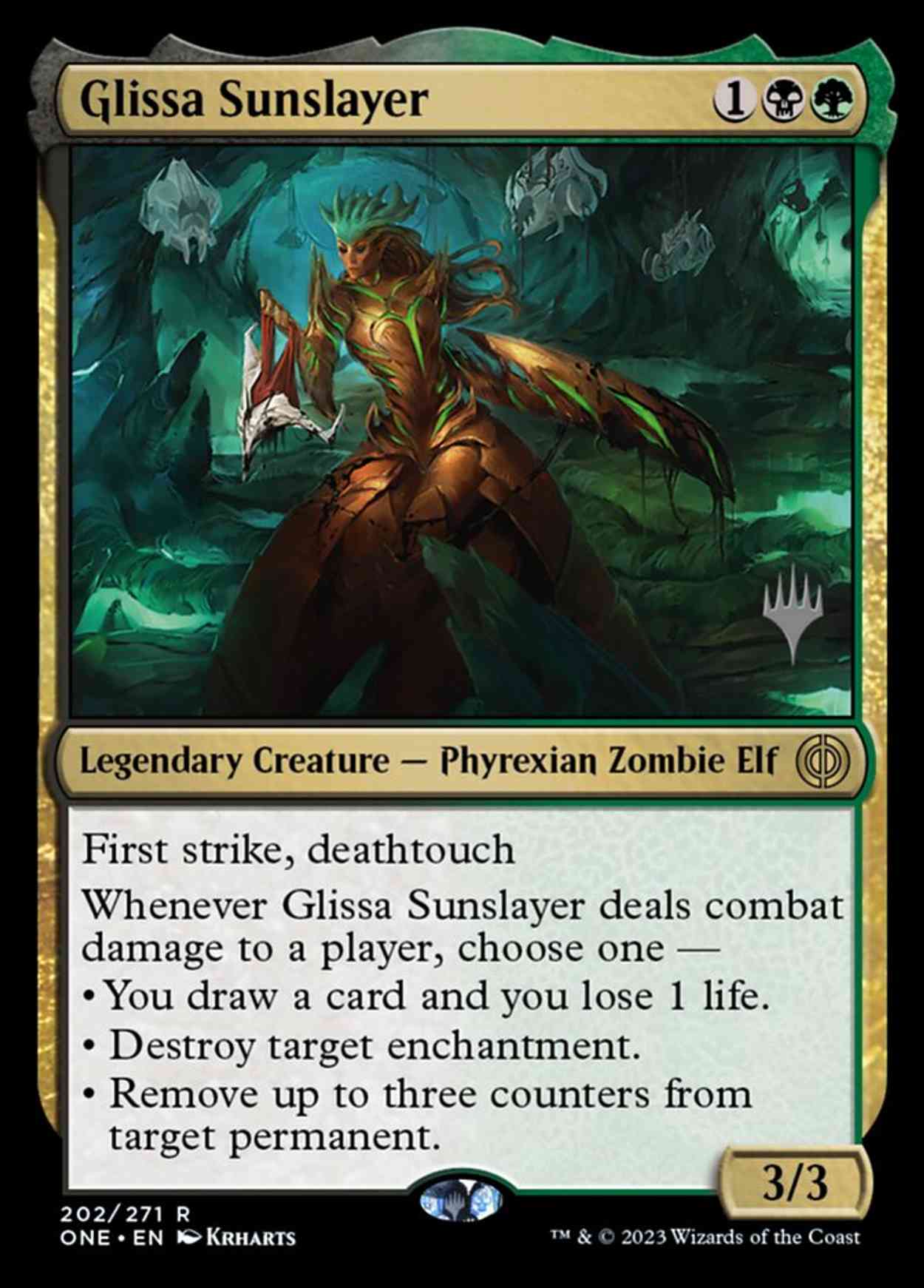 Glissa Sunslayer magic card front
