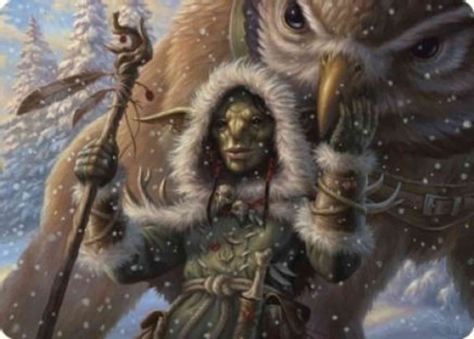 Owlbear Shepherd Art Card magic card front