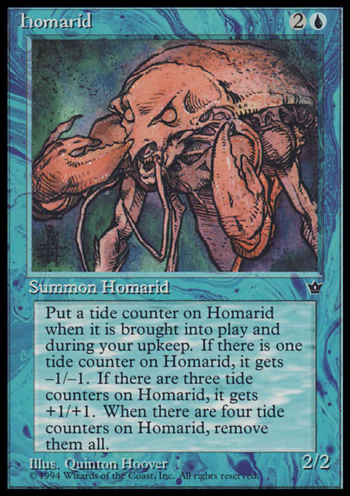 Homarid magic card front
