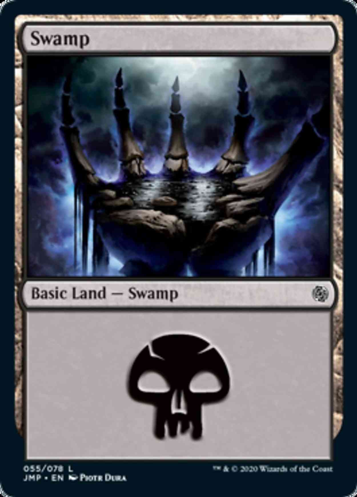 Swamp (55) magic card front