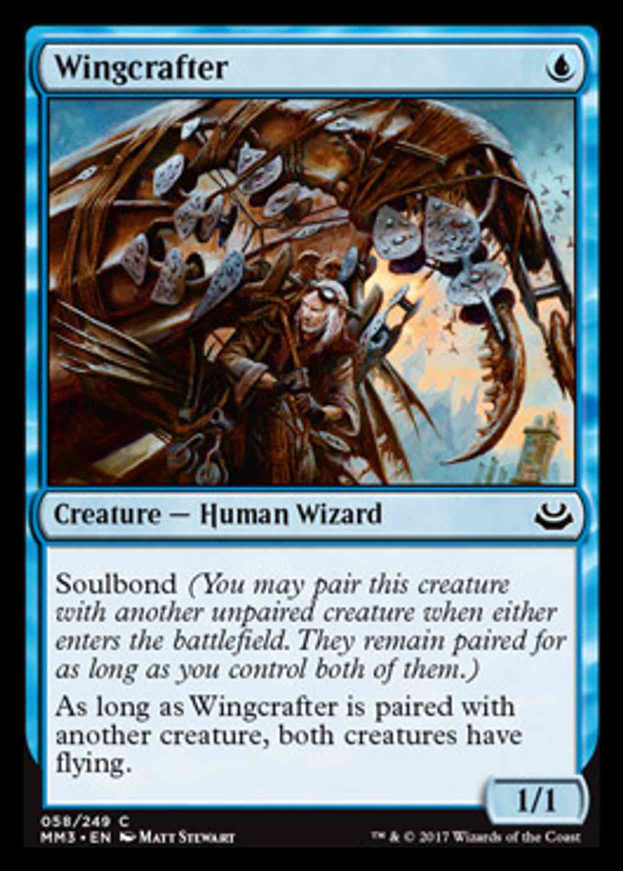Wingcrafter magic card front