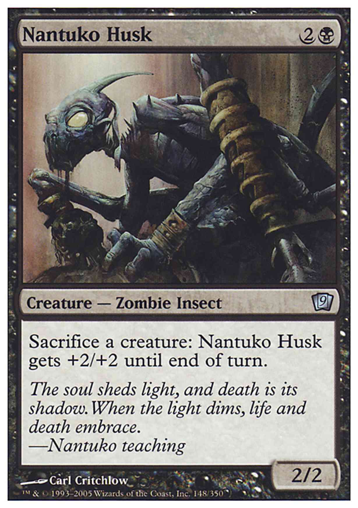 Nantuko Husk magic card front