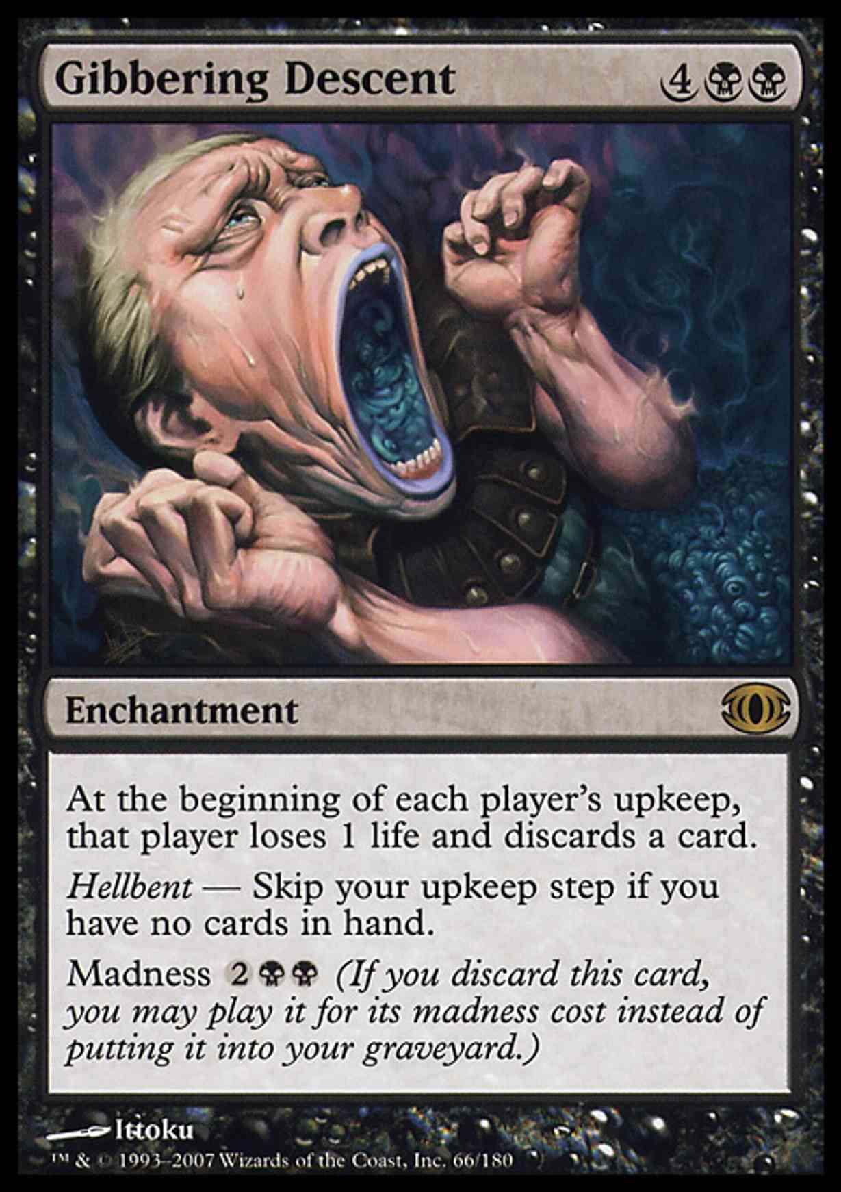 Gibbering Descent magic card front