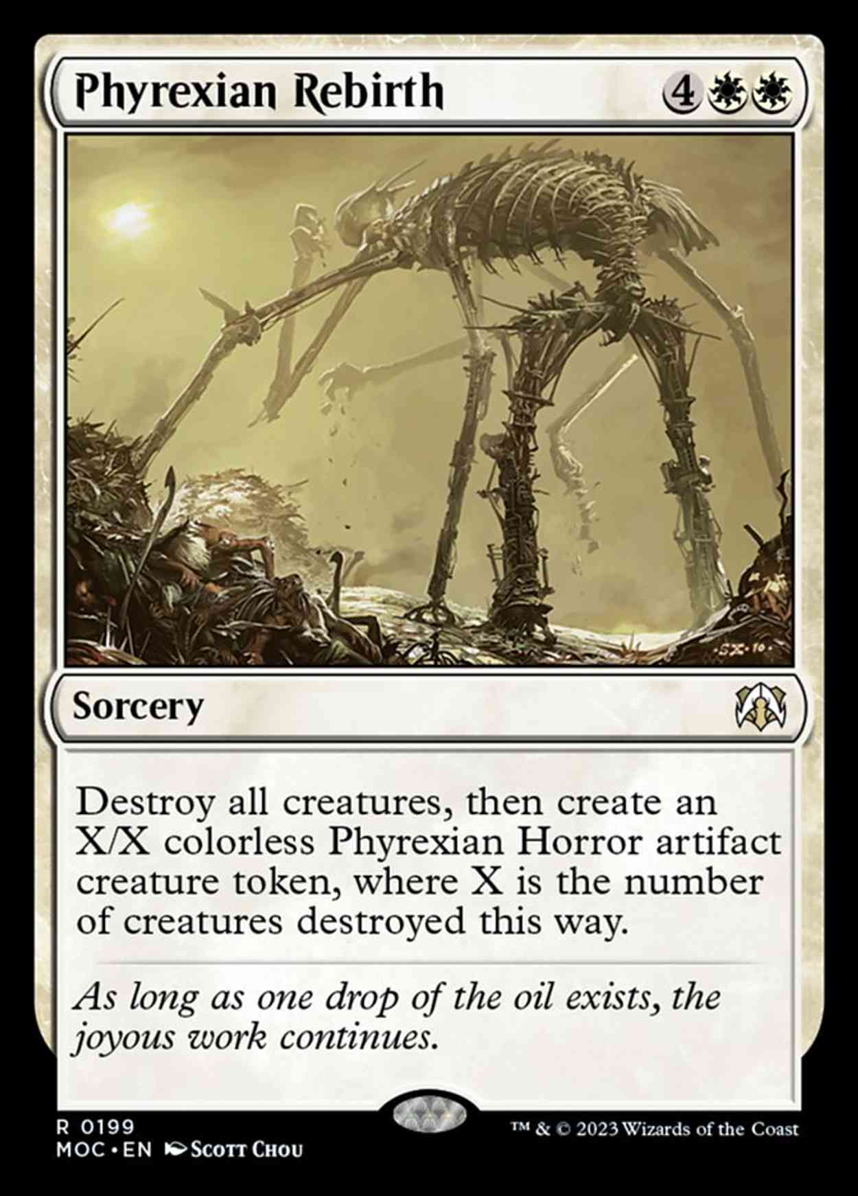 Phyrexian Rebirth magic card front