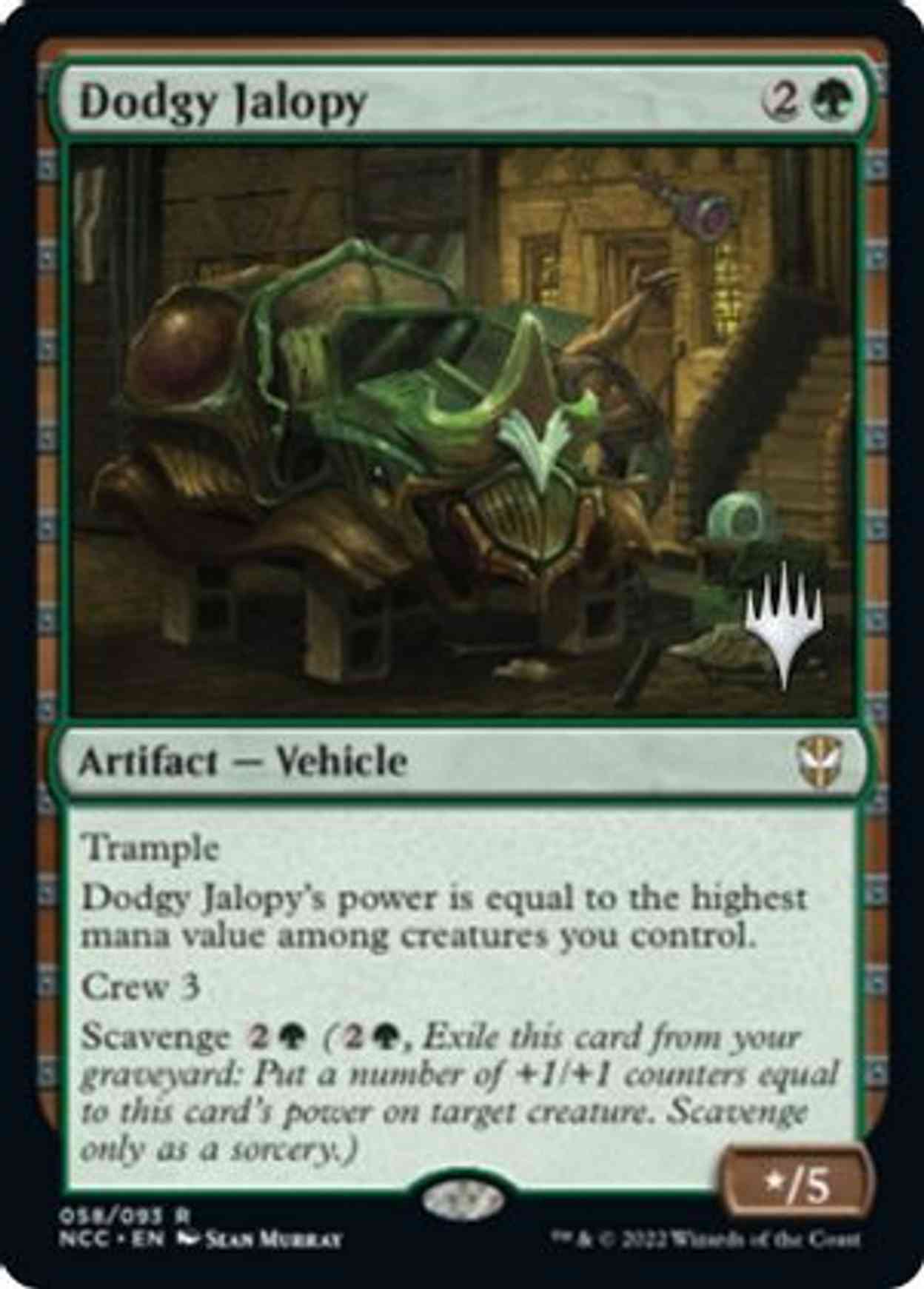 Dodgy Jalopy magic card front