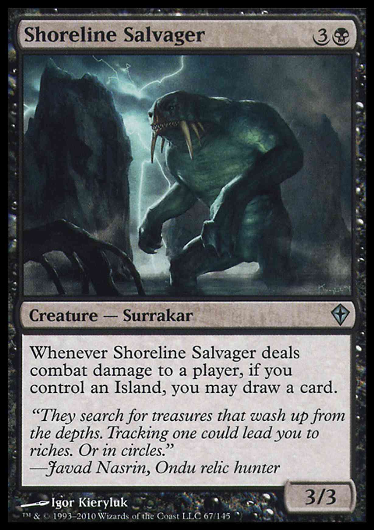 Shoreline Salvager magic card front