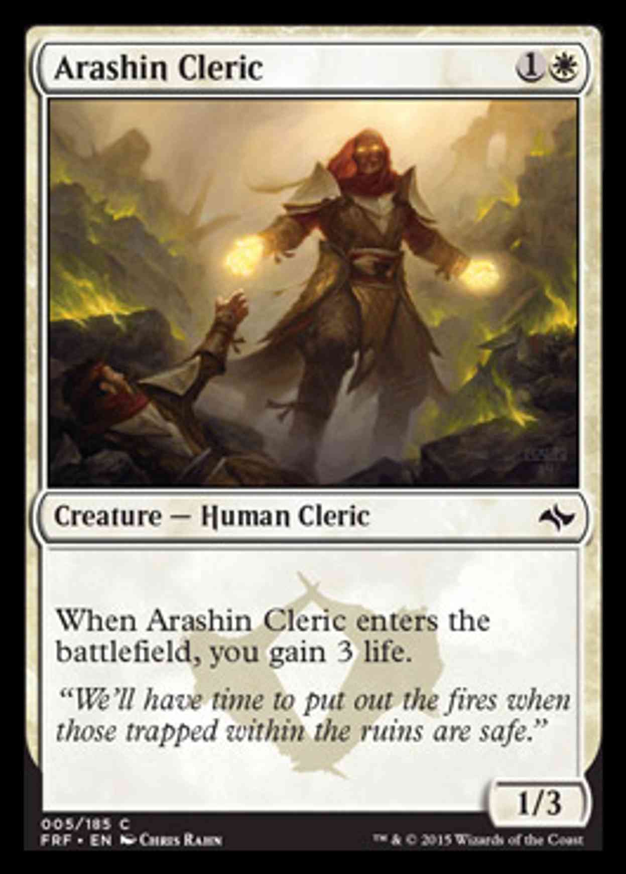 Arashin Cleric magic card front