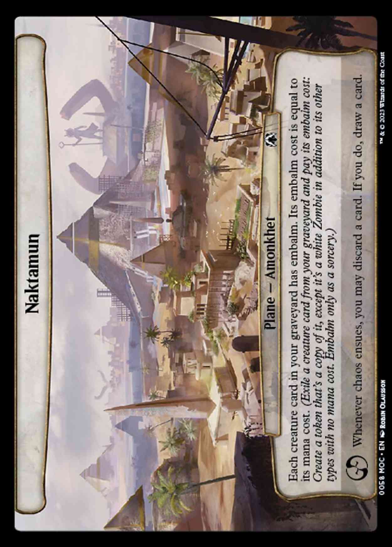 Naktamun magic card front