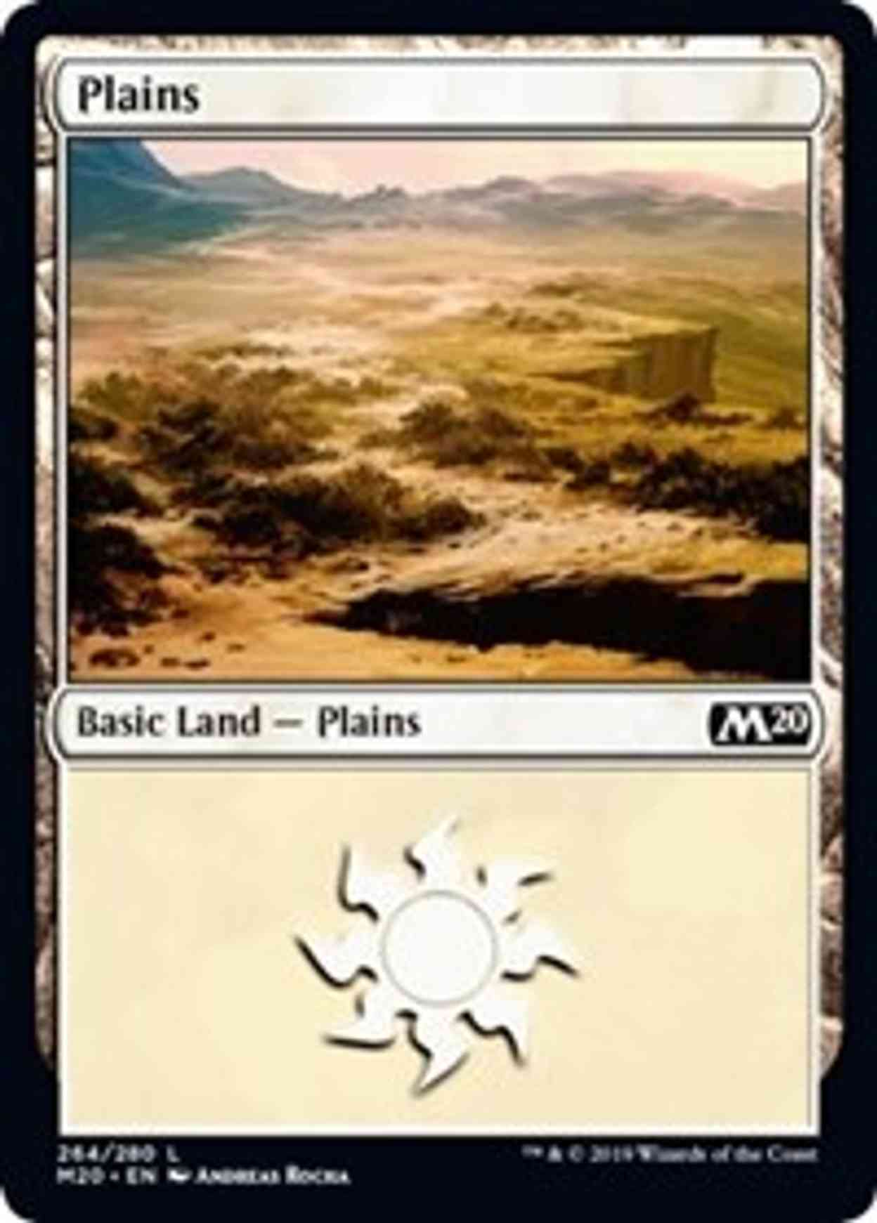 Plains (264) magic card front