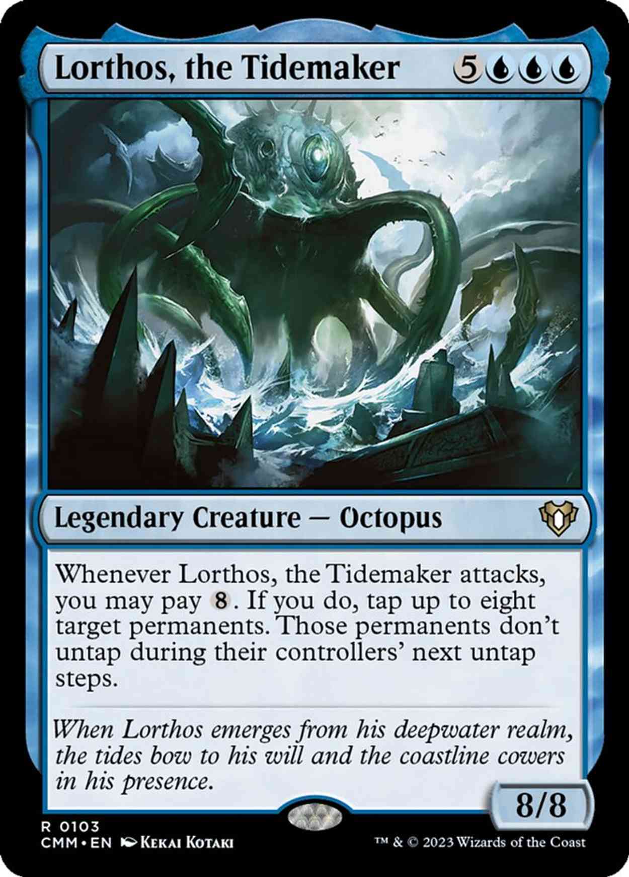 Lorthos, the Tidemaker magic card front