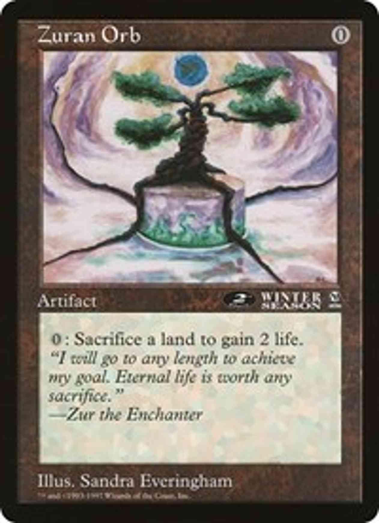Zuran Orb (Oversized) magic card front