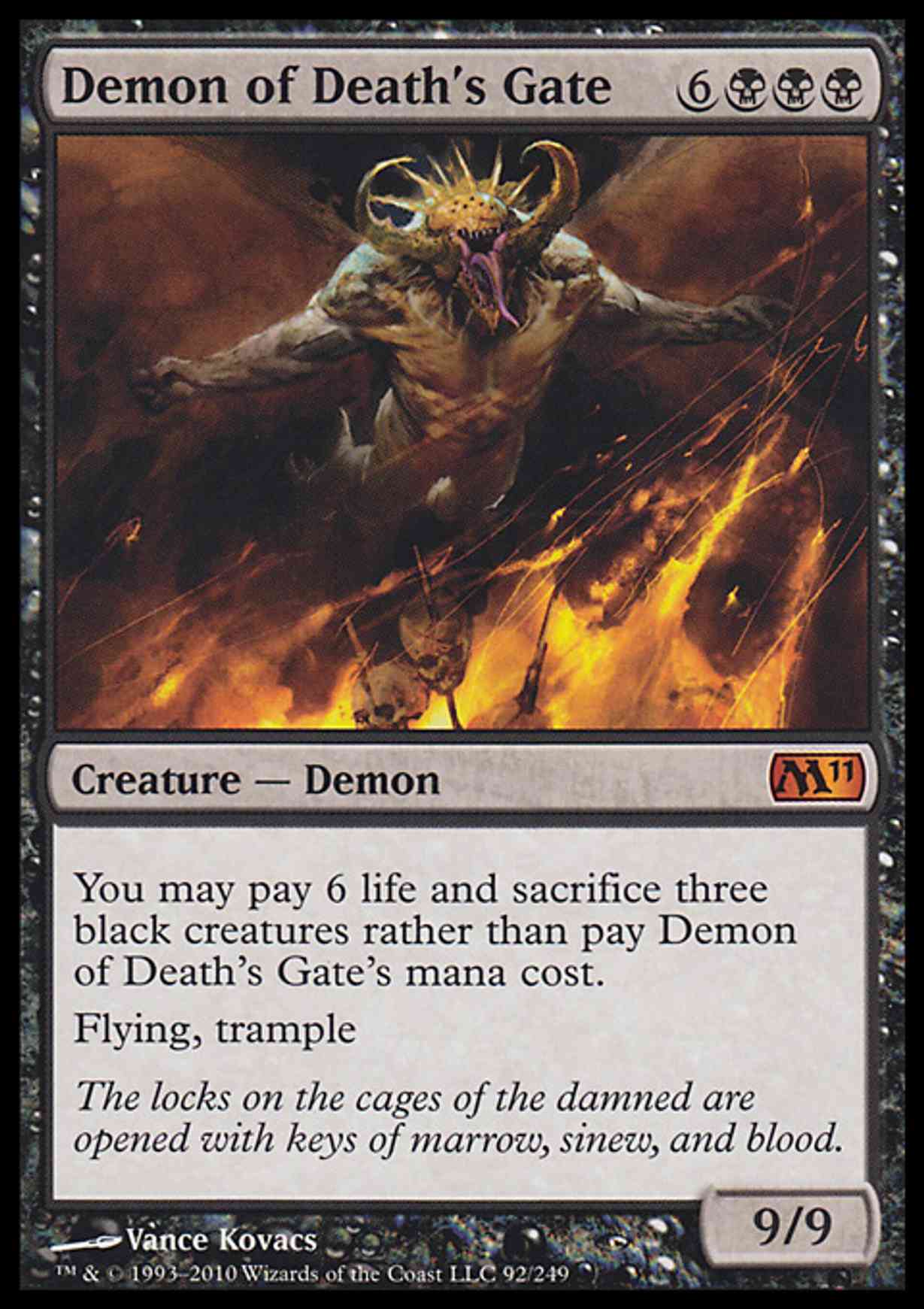 Demon of Death's Gate magic card front
